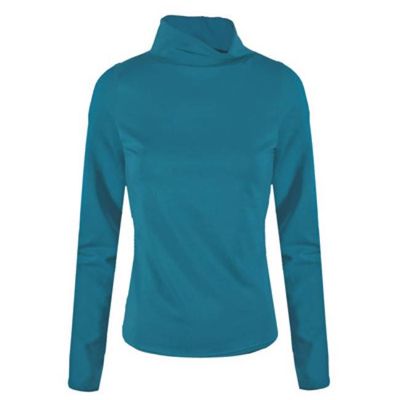 Bio-Rollkragen-Shirt Rolli petrol (blau) - kaufen