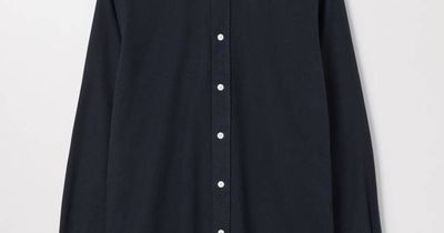 Dark Navy Flannel Shirt | Organic Cotton Twill | Asket