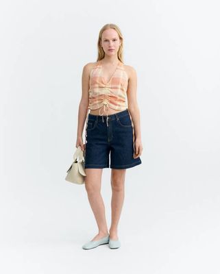 Relaxed denim Luisa shorts