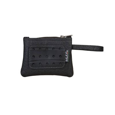 Petite Recycled Rubber Vegan Wristlet Pouch