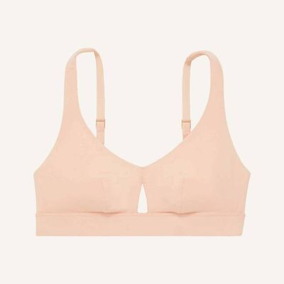 SALE Knickey Keyhole Bralette in Peach