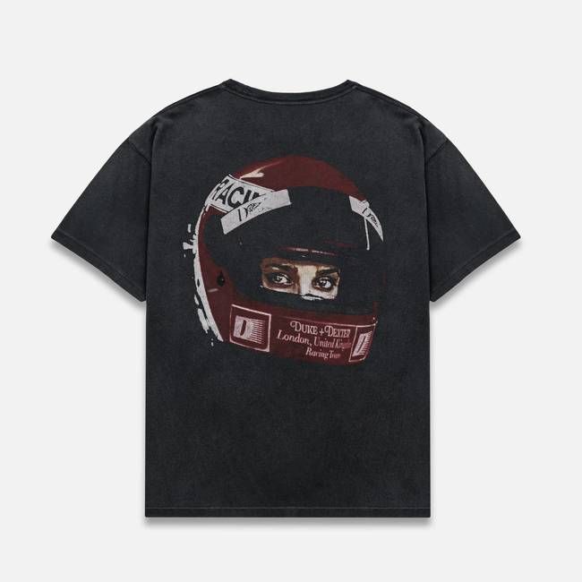 DR1 Helmet Washed Black T-Shirt