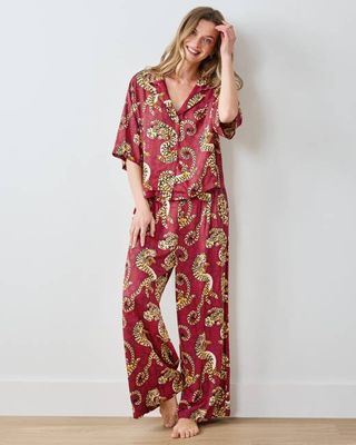 Twisted Tiger - Original Fit Petite Eco Satin Wildest Dreams Set - Merlot