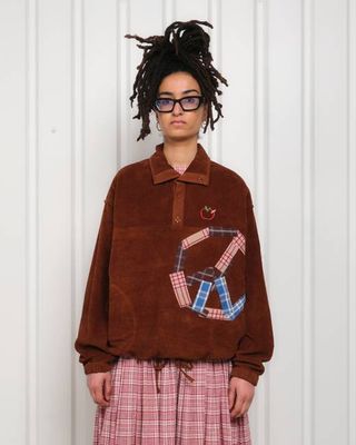 Polite Pullover - Peace Patchwork