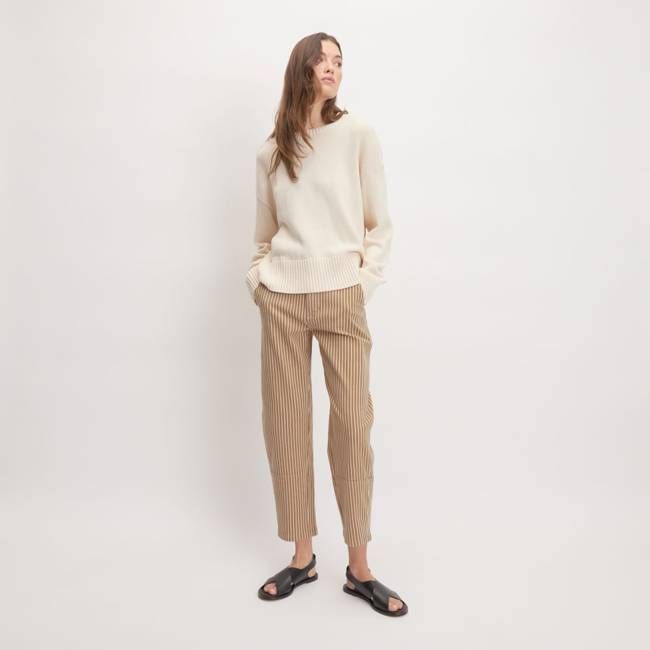 The Utility Barrel Pant | Toasted Coconut / Bone | Regular