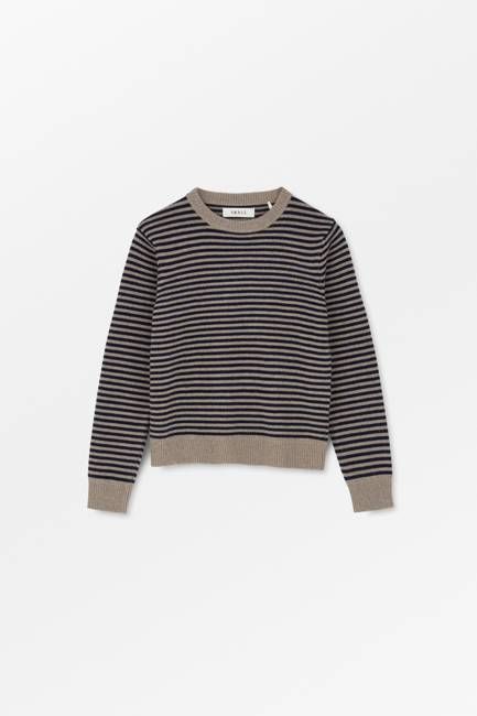 Cameron jumper - Brown/Navy stripe