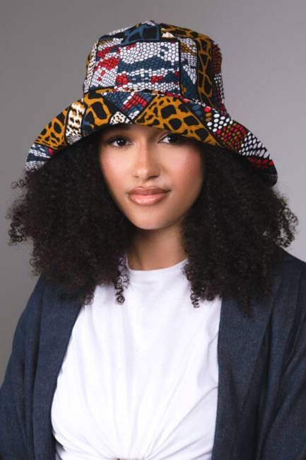 Lory Unisex Bucket Hat in Animal Mesh