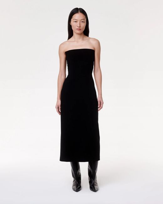 Doppio Structured Dress | Black