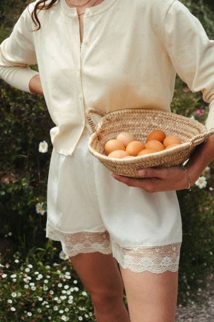 Marissa Boxer Short in Silky Cream