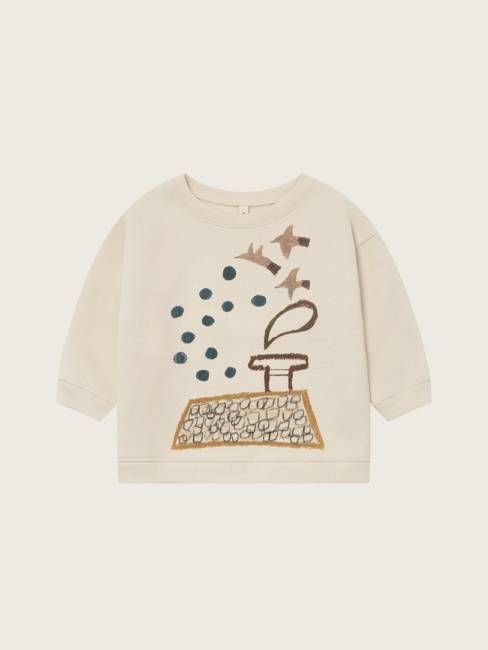 Rooftop Gathering Sweatshirt Undyed