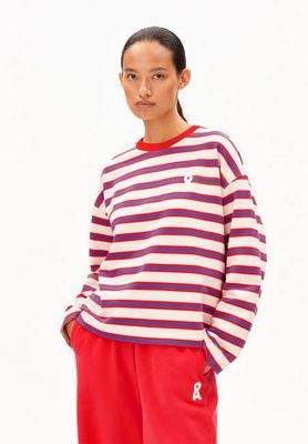 IKONISCHES Å FRANKAA BOLD SWEATSHIRT | undyed-mars rot-dynamoblau