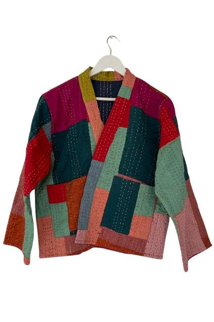 NEW! Vintage Patchwork Stories Jacket No.3