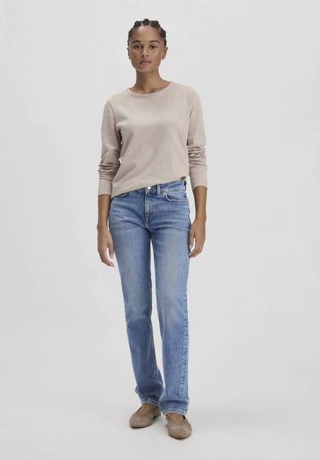 MARIE Mid Rise Straight jeans made from organic denim