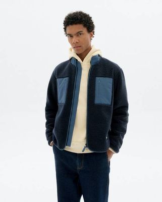 Blue fleece Marcus jacket
