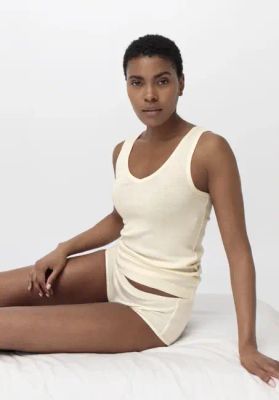 Tank top SILK & WARM TOUCH with organic merino wool and silk