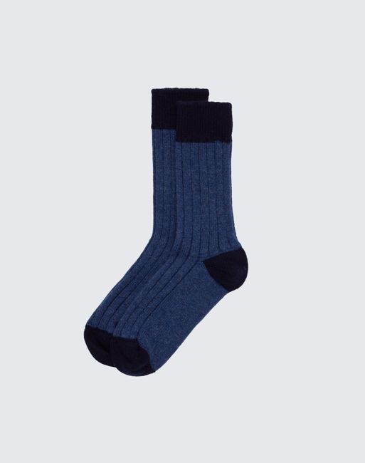 The HOUSE SOCK - Atlantic Blue & Navy