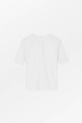 Liv henley tee - Optic white