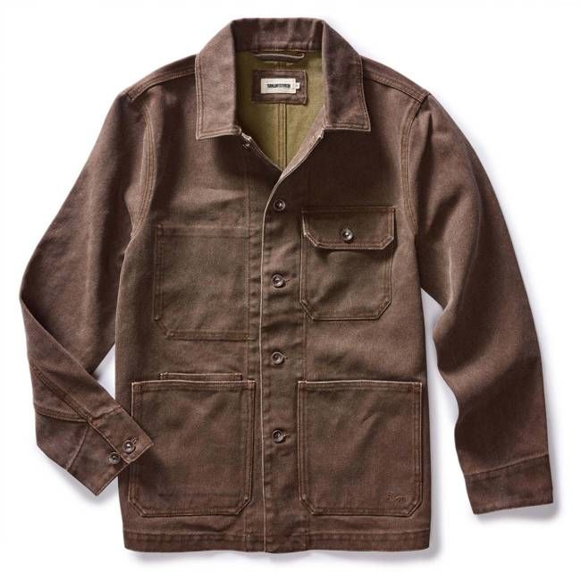 The Fremont Jacket in Aged Penny Chipped Canvas