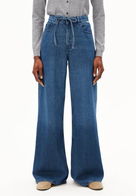 ASTRAEAAS MID WAIST WIDE JEAN | imperial