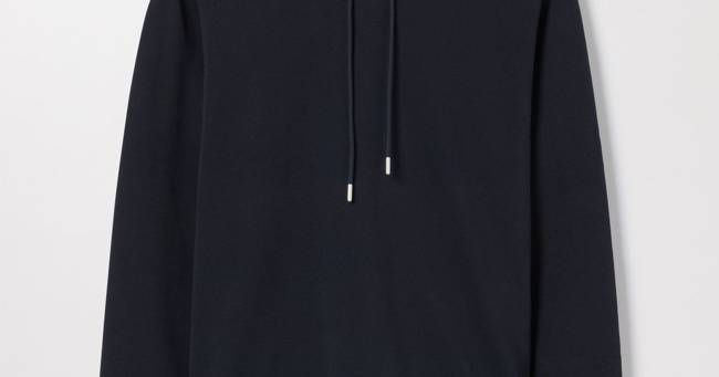 Dark Navy Hoodie | Organic Cotton Loopback | Asket