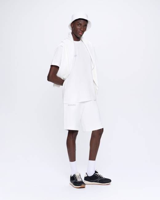 Mens 365 Midweight Long Shorts—off-white