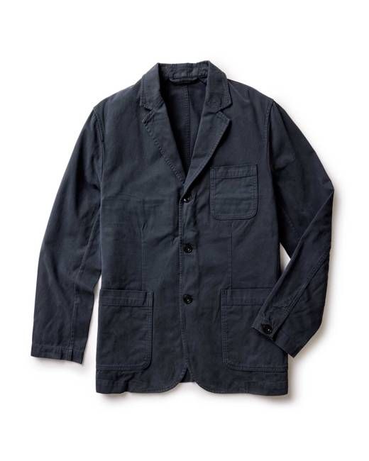 The Foundation Sportcoat in Organic Navy Twill