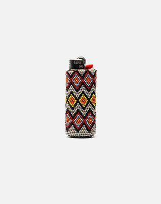 70s Beaded Lighter Case -#22