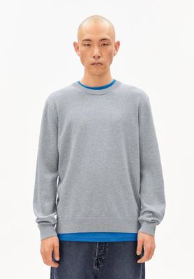 LOUKAA STRICKPULLOVER | silbermeliert
