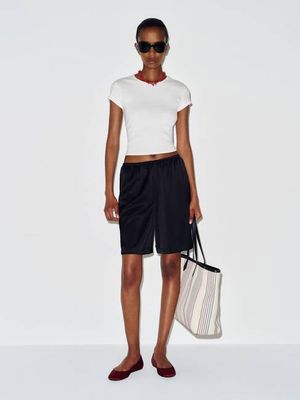 Sandy Satin Short