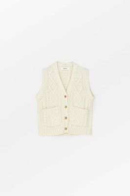 White sun vest - Ecru