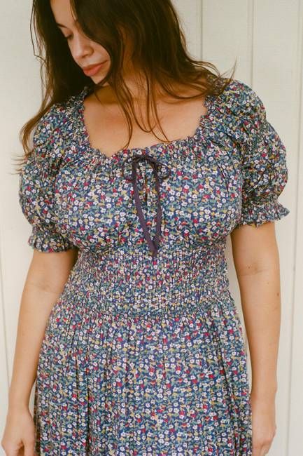 The Coralia Dress |  Midnight Mushroom Medley