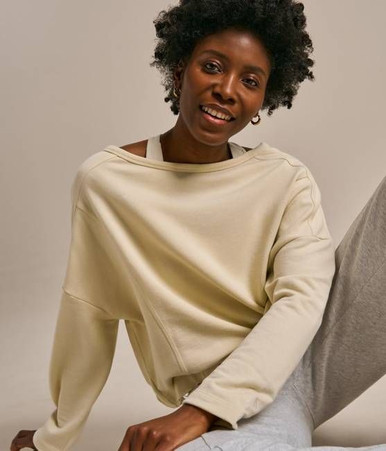 After Class Scoop Neck Sweat Top