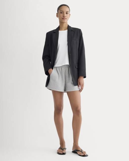 The Off Duty French Terry Short | Heathered Grey