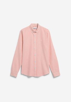 QUAASA STRIPE LONGSLEEVE SHIRT | tabasco red