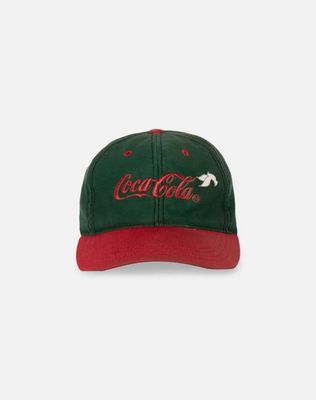 Vintage 90s Coca Cola Hat with Dove Pin -#1472
