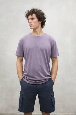PURPLE VENT T-SHIRT