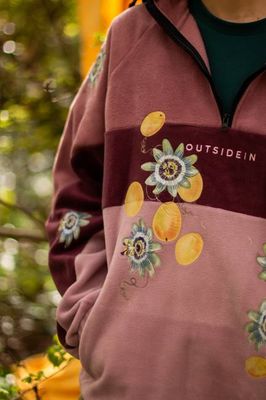 Passionflowers & Passionfruit fleece customisation