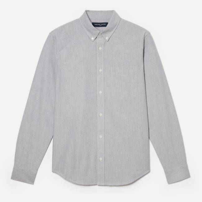 The Slim-Fit Japanese Oxford | Cloud Grey | Regular