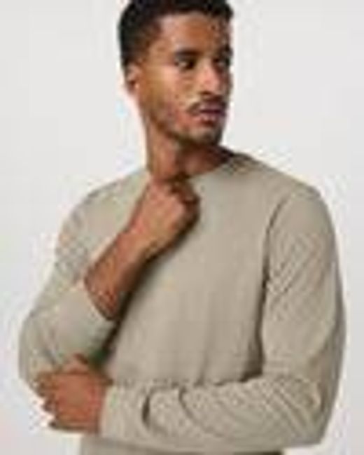 Long Sleeve Tuvalu Tee | Men's Lightweight Truffle Shirt | Vuori