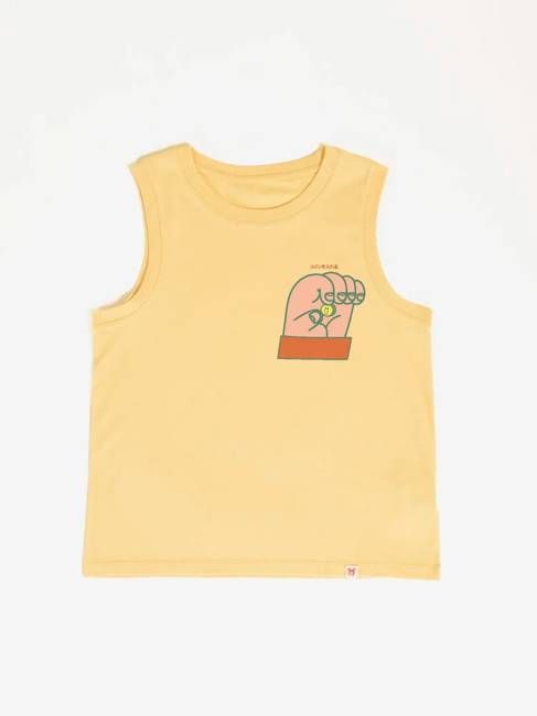 HAND WOMEN'S YELLOW TANK TOP