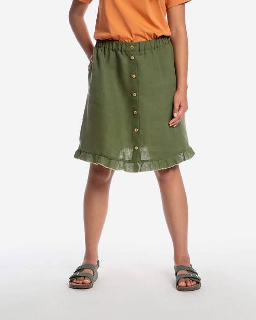 Frill Skirt olive