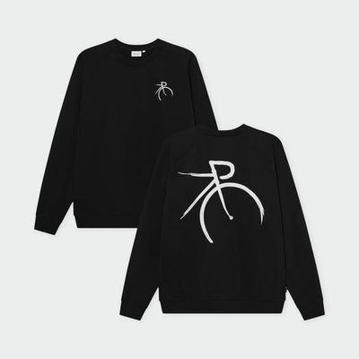 DEDICATED - Sweatshirt Malmoe Painted Side Bike Schwarz