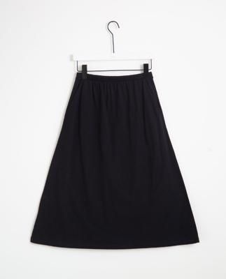 Valentina Organic Cotton Skirt In Black