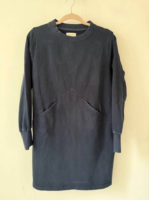 Alexis Organic Cotton Dress in Navy S Preloved