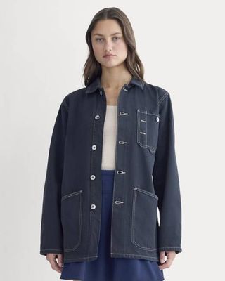 The Denim Chore Jacket | Garment-Dyed Navy