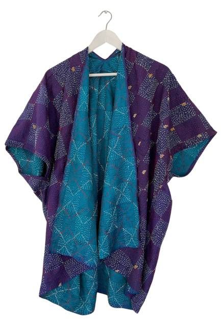 Vintage Silk Trudi Poncho No.63 Jodhpur Edit