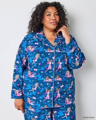 Barbie™ + Printfresh Astronaut Barbie - Long PJ Set - Galaxy Blue