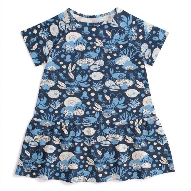 Milwaukee Dress - Ocean Life Navy