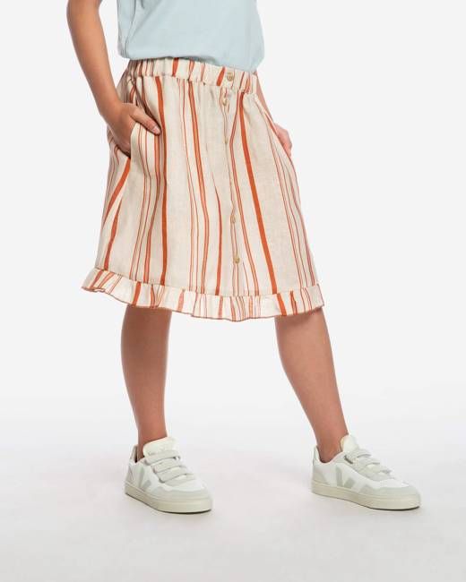 Frill Skirt striped