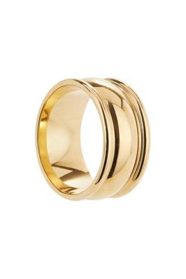 Gold Barrel Ring
